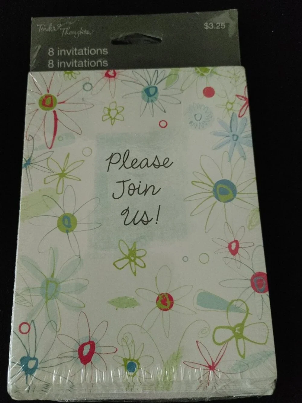 Invitations ~ Hallmark 'Come & Enjoy' (30) and Tender Thoughts (Packet of 8)
